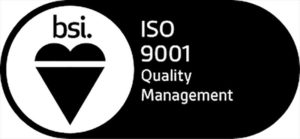 BSI- ISO9001 Accreditation logo
